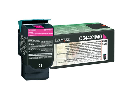 Toner altissima resa return program Lexmark magenta C544X1MG