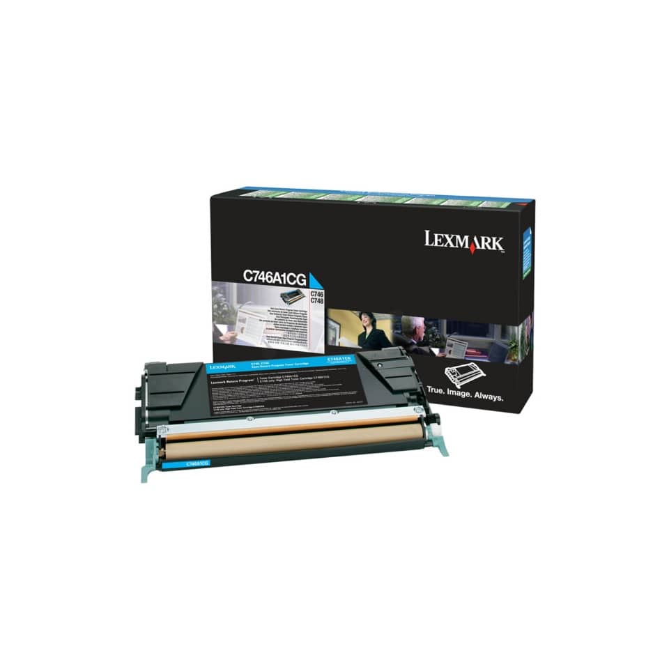 Toner return program C746, C748 Lexmark ciano C746A1CG