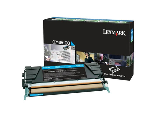 Toner return program C746, C748 Lexmark ciano C746A1CG