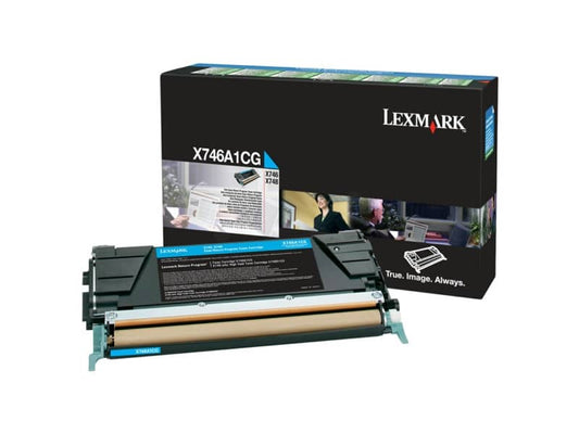Toner return program X746, X748 Lexmark ciano X746A1CG