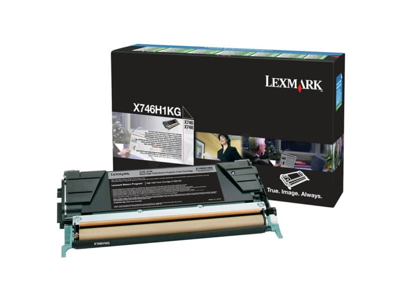 Toner alta resa return program X746, X748 Lexmark nero X746H1KG