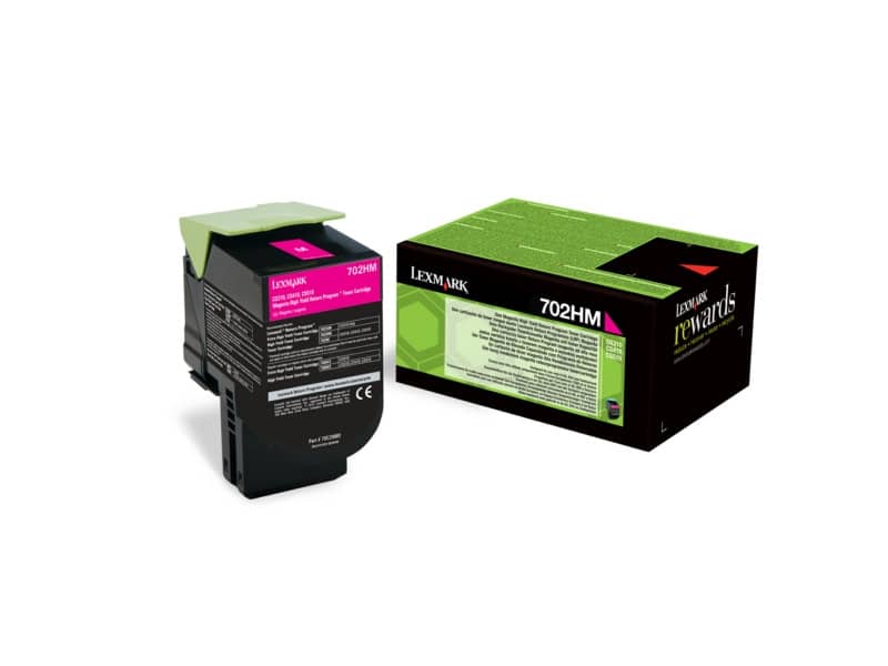 Toner alta resa return program 702HM Lexmark magenta 70C2HM0