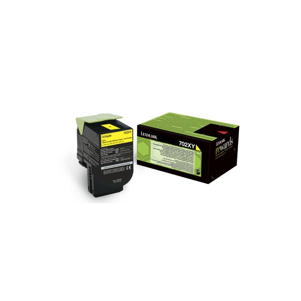 Toner altissima resa return program 702XY Lexmark giallo 70C2XY0