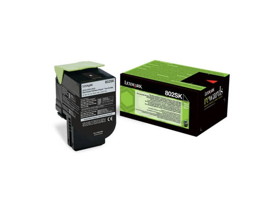 Toner standard return program 802SK Lexmark nero 80C2SK0