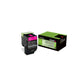 Toner standard return program 802SM Lexmark magenta 80C2SM0
