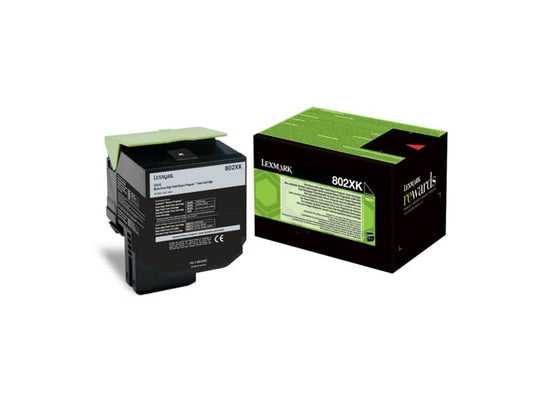 Toner altissima resa return program 802XK Lexmark nero 80C2XK0