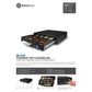Cassetto per uso standard Safescan SD-4141 in metallo/plastica nero 132-0425