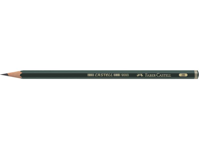 Matita di grafite Faber-Castell CASTELL 9000 2B 119002