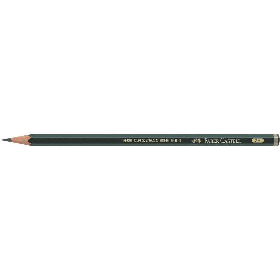 Matita di grafite Faber-Castell CASTELL 9000 2H 119012