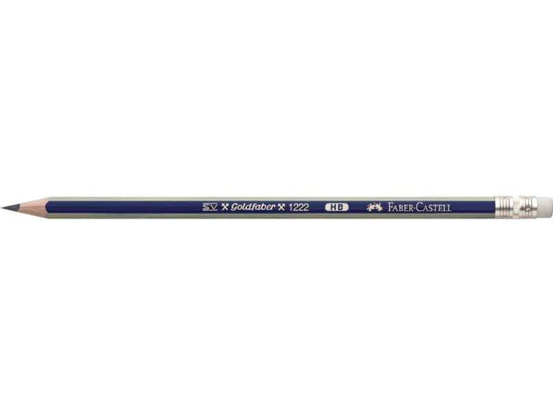Matita con gommino Faber-Castell Goldfaber 1222 HB 116800