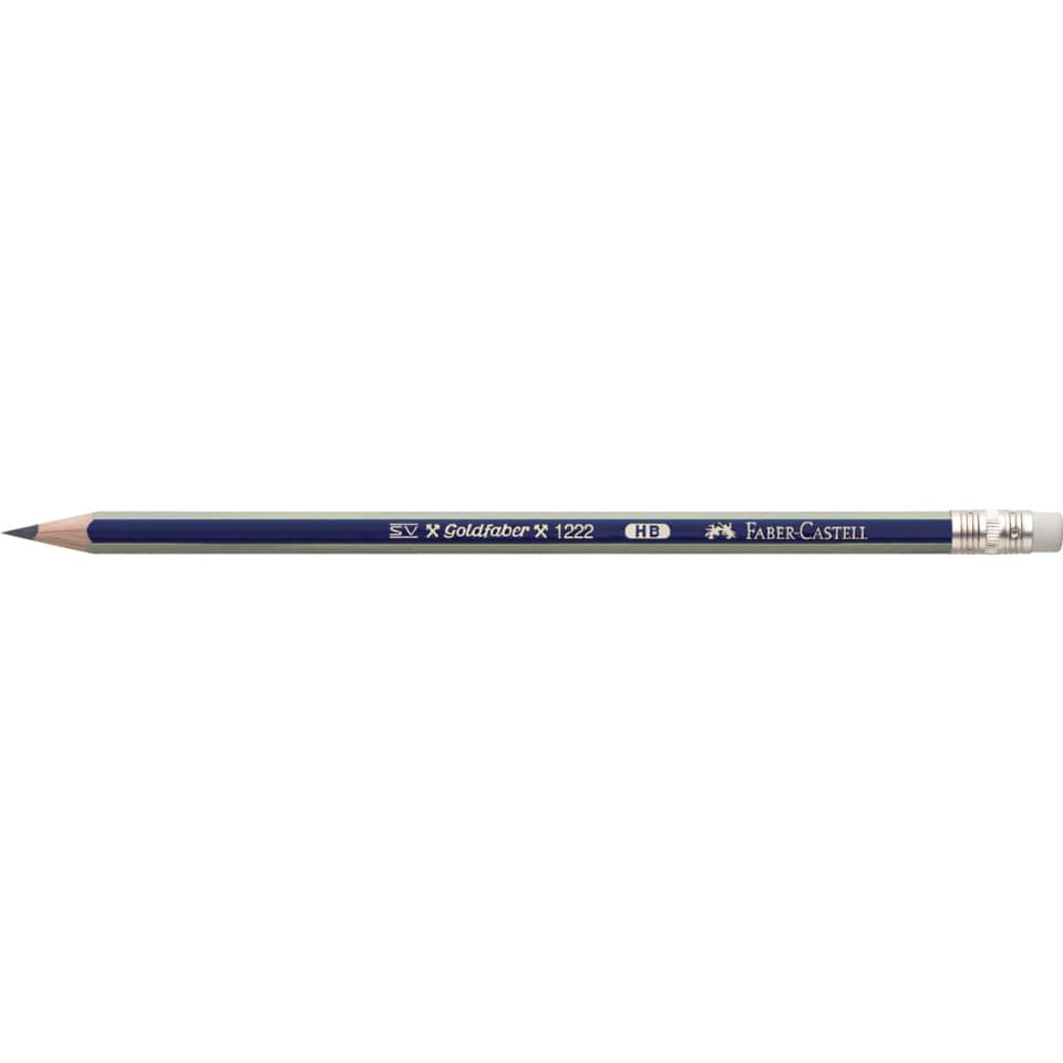 Matita con gommino Faber-Castell Goldfaber 1222 HB 116800