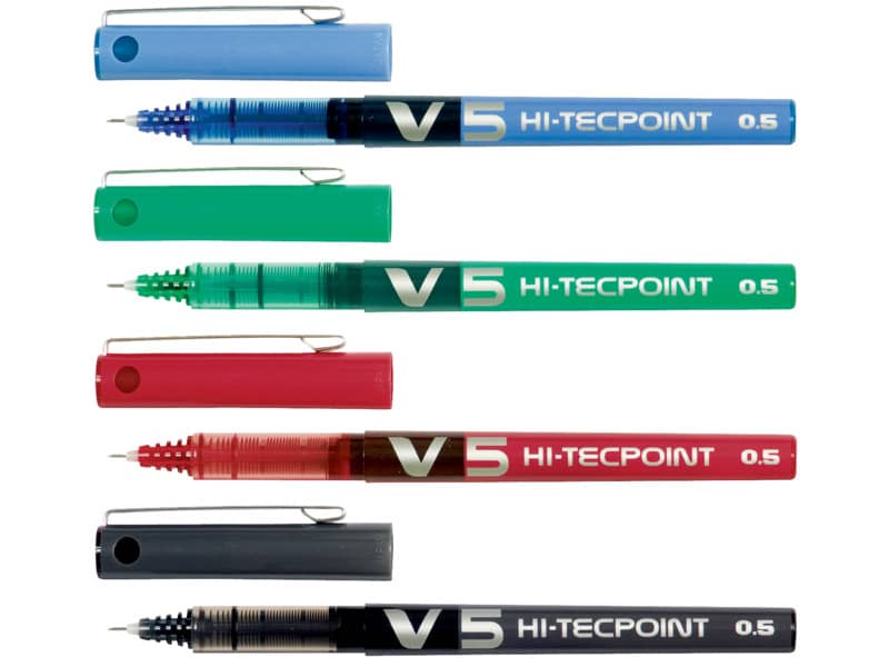 Roller Pilot Hi-Tecpoint V5 0,5 mm rosso  011692