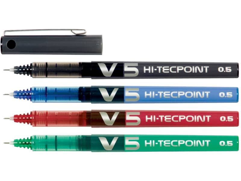 Roller Pilot Hi-Tecpoint V5 0,5 mm nero  011690