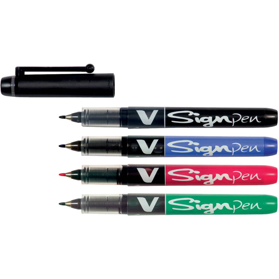 Pennarello Pilot V SIGN PEN 2 mm blu blu 001501