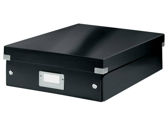 Scatola Organizer "M" Leitz CLICK & STORE A4 nero 28,1x10x37 cm 60580095
