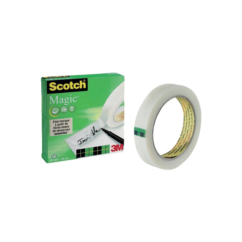 Nastro adesivo Scotch® Magic™ 810 19 mm x 66 m trasparente opaco 810-1966