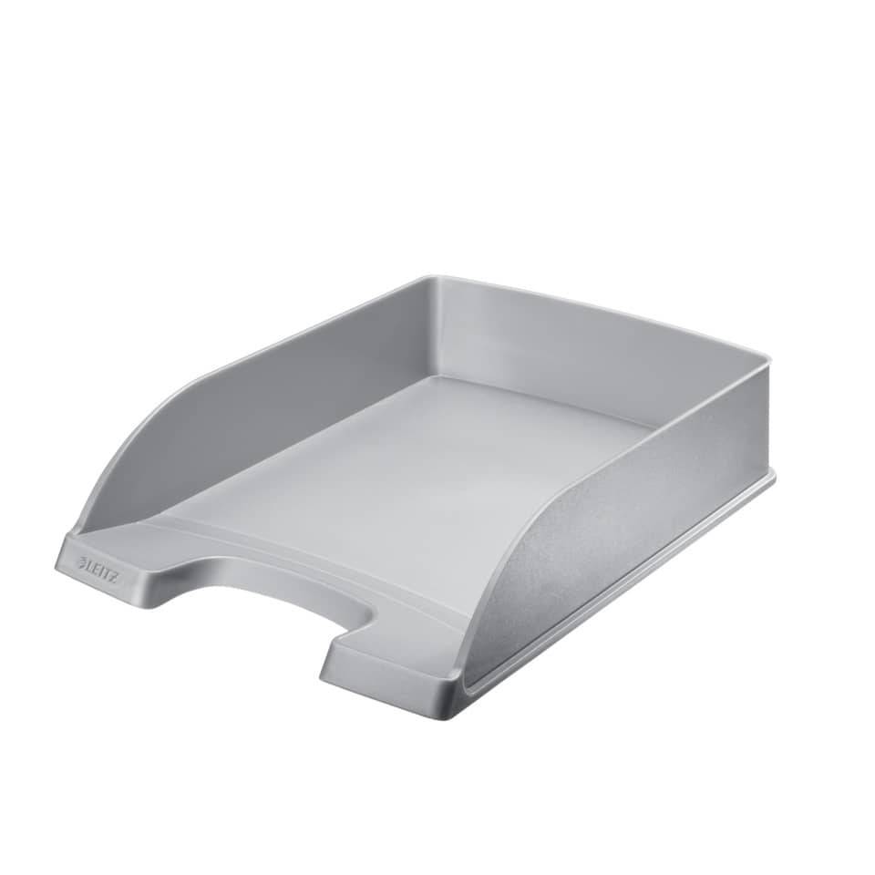 Vaschetta portacorrispondenza Leitz PLUS STANDARD in polistirolo A4 grigio metallizzato - 52270084