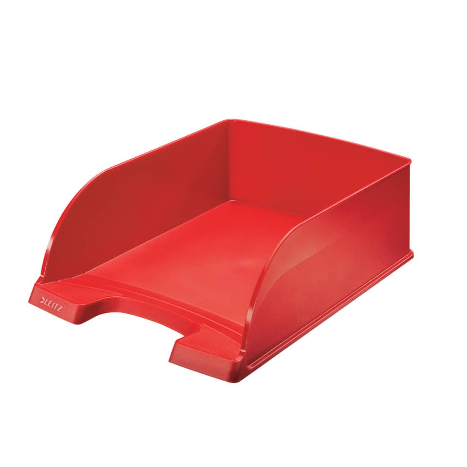 Vaschetta portacorrispondenza impilabile Leitz PLUS JUMBO in polistirolo A4 rosso 52330025