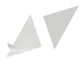 Tasche adesive DURABLE CORNERFIX® triangolari polipropilene trasparente 75x75mm  conf. 100 - 828119