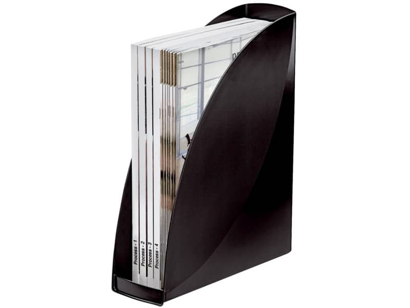 Portariviste CepPro Gloss CEP in polistirolo utilizzabile in formato orizzontale o verticale nero 1006740161