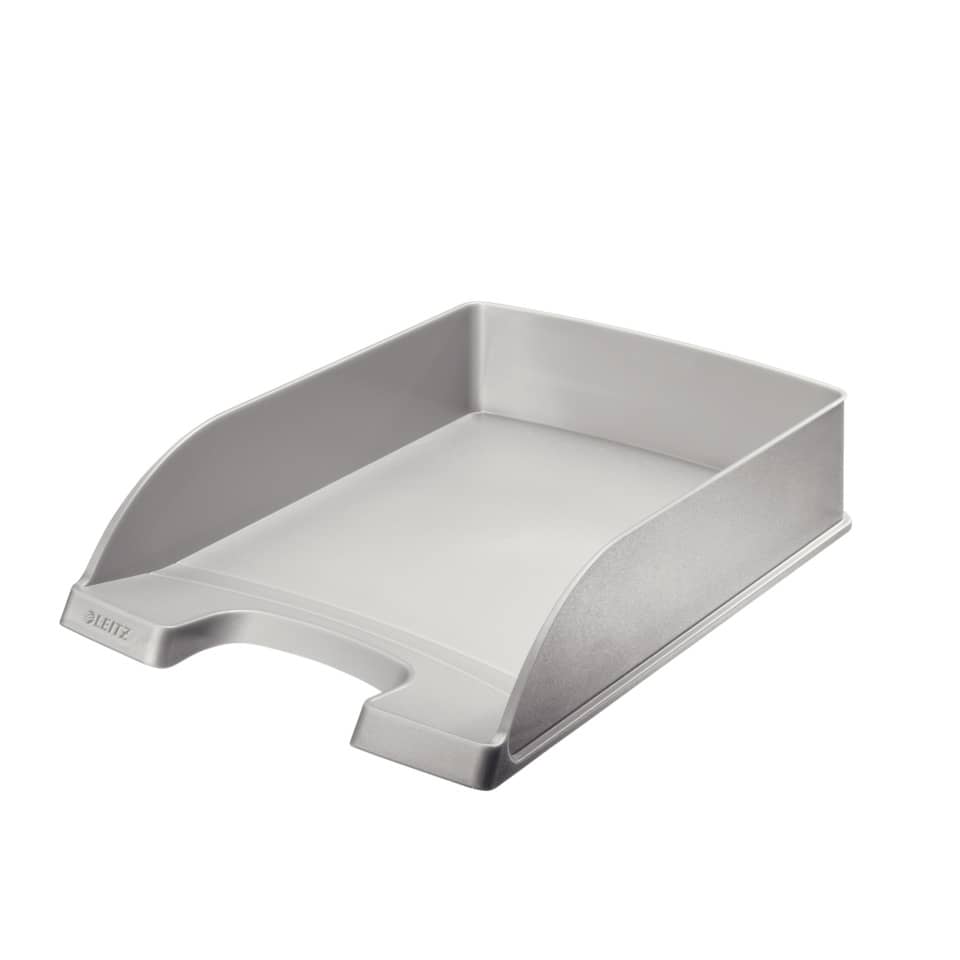 Vaschetta portacorrispondenza Leitz PLUS STANDARD in polistirolo A4 grigio metallizzato - 52270084