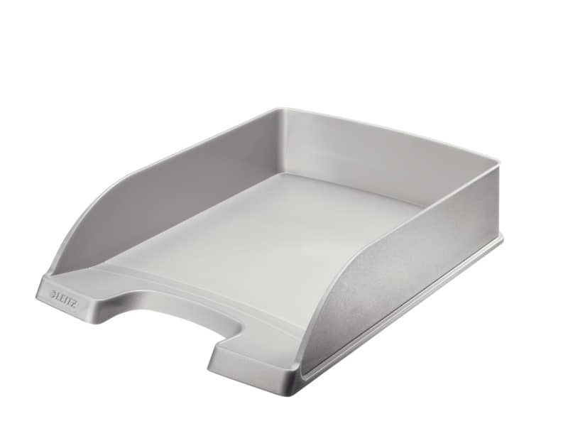 Vaschetta portacorrispondenza Leitz PLUS STANDARD in polistirolo A4 grigio metallizzato - 52270084