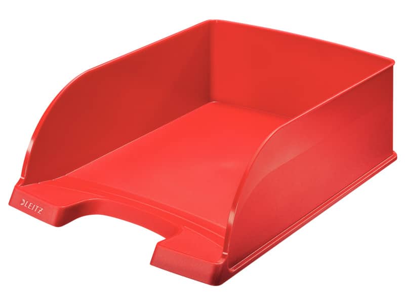 Vaschetta portacorrispondenza impilabile Leitz PLUS JUMBO in polistirolo A4 rosso 52330025