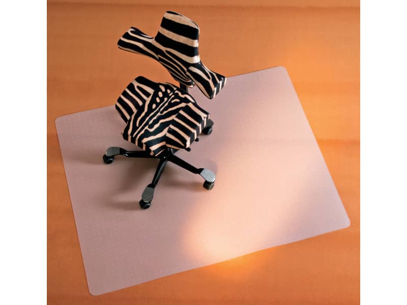 Tappeto salvapavimenti quadrato BSM opalino trasparente in PPL 180x120 cm 02-1800