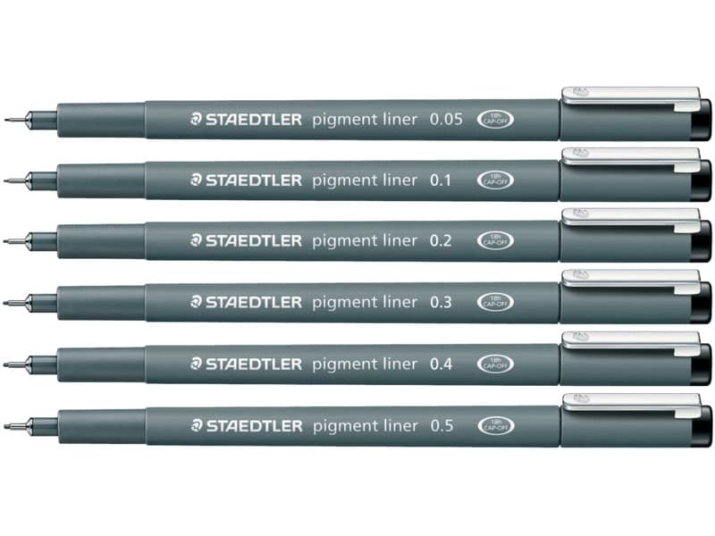 Fineliner Staedtler Pigment Liner 308 0,05 mm 308 005-9