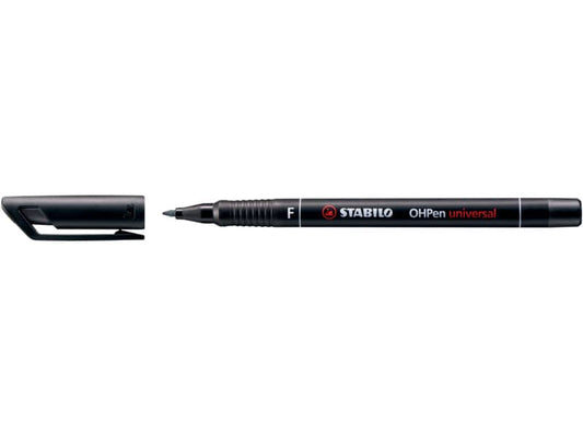 Penna Stabilo OHPen universal Fine (F) 0,7 mm nero 842/46