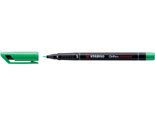 Penna Stabilo OHPen universal Superfine (S) 0,4 mm verde 841/36