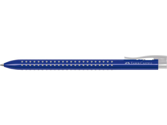 Penne a sfera a scatto Faber-Castell Grip 2022 punta M blu 544651