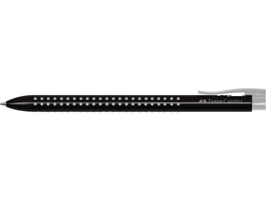 Penne a sfera a scatto Faber-Castell Grip 2022 tratto M nero 544699