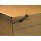 Scatola con tasca interna ColomPac in cartone ondulato f.to 26,2x16,5x5 cm avana - 30000267