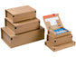 Scatola con tasca interna ColomPac in cartone ondulato f.to 38,5x31,5x13 cm avana - 30000274
