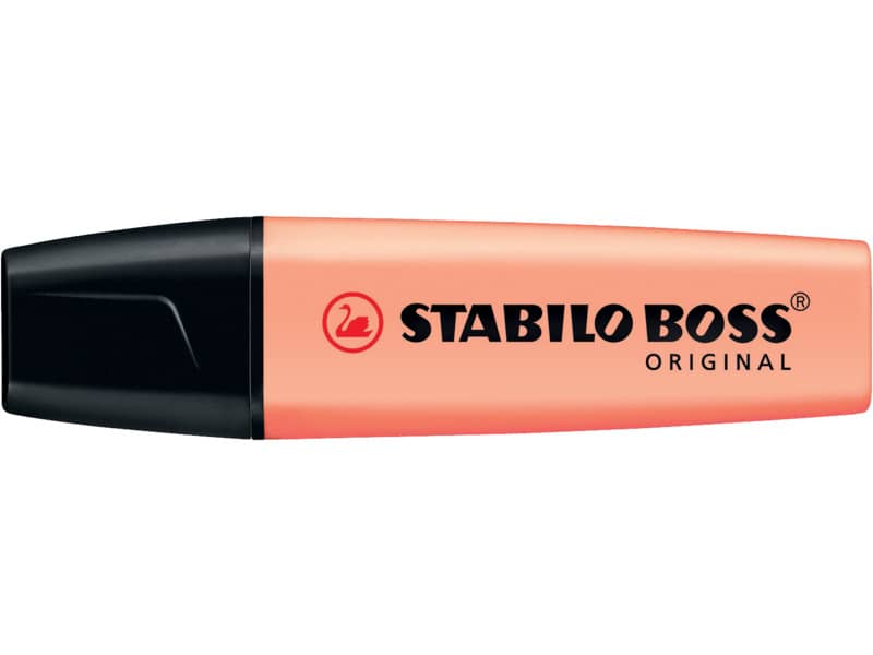 Evidenziatore Stabilo Boss Original Pastel 2-5 mm rosa pesca 70/126