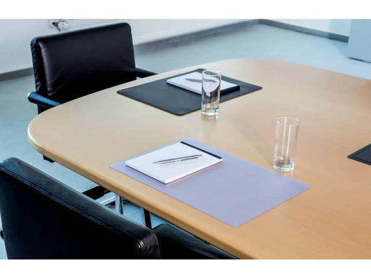 Sottomano DURABLE per sala conferenze angoli arrotondati pvc nero 42x30 cm 710101