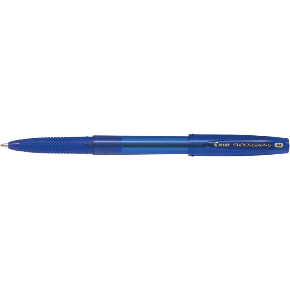 Penna a sfera Pilot Super Grip G punta M blu 1661