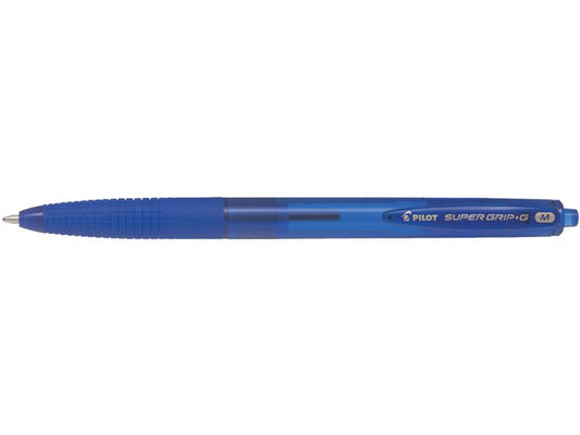 Penna a sfera a scatto Pilot Super Grip G punta M blu 1615