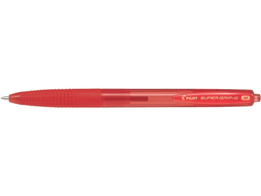 Penna a sfera a scatto Pilot Super Grip G punta M rosso 1616