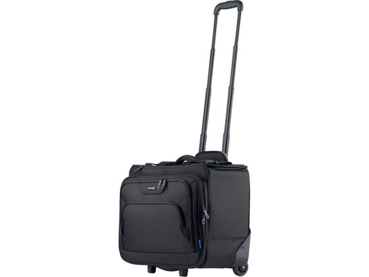Borsa pilota con trolley Lightpak PIONEER in poliestere 47x27x38 cm nero 46108