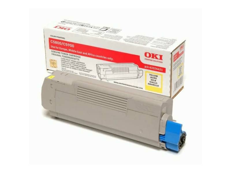 Toner Oki giallo  43324421