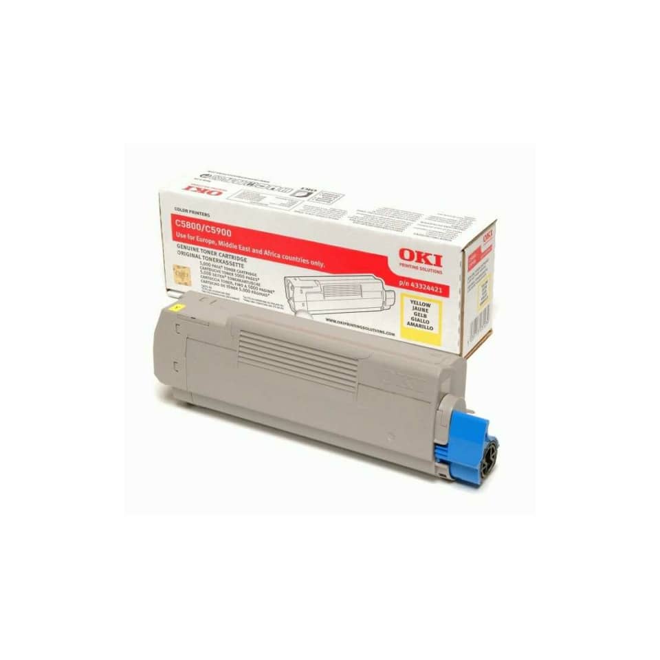 Toner Oki giallo  43324421