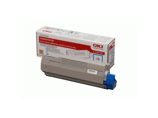 Toner Oki ciano  43872307