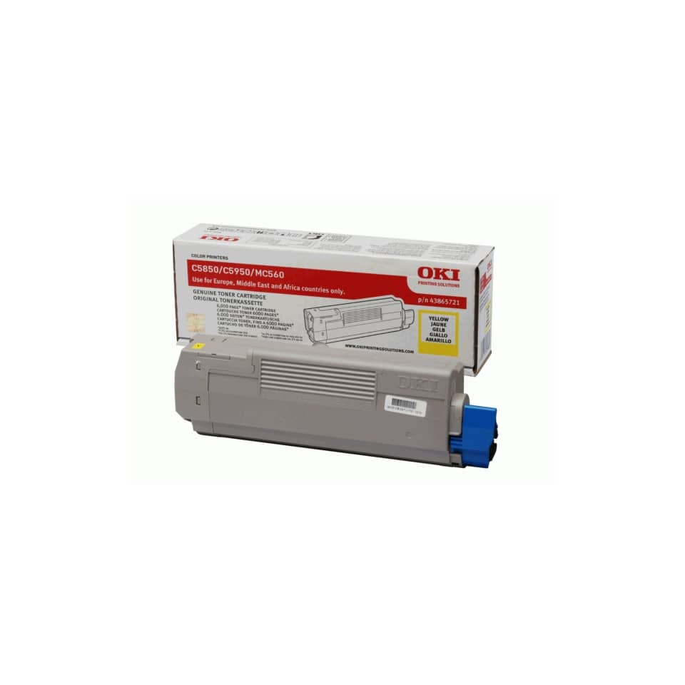 Toner Oki giallo  43865721