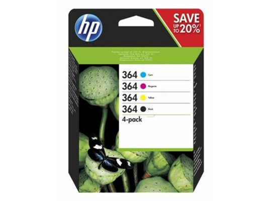 cartucce inkjet 364 HP nero+ciano+magenta+giallo Conf. 4 - N9J73AE