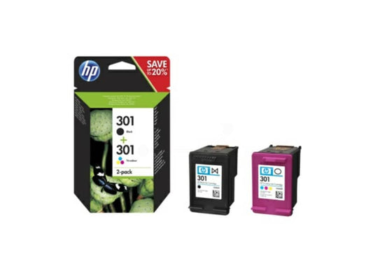cartucce inkjet 301 HP nero +colore  Combo pack - N9J72AE