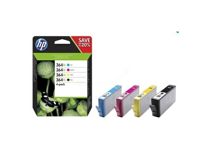 cartucce inkjet 364XL HP nero+ciano+magenta+giallo Conf. 4 - N9J74AE