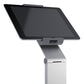 Porta tablet da pavimento DURABLE per tablet da 7" a 13" argento metallizzato 27x27x121,5cm - 893223