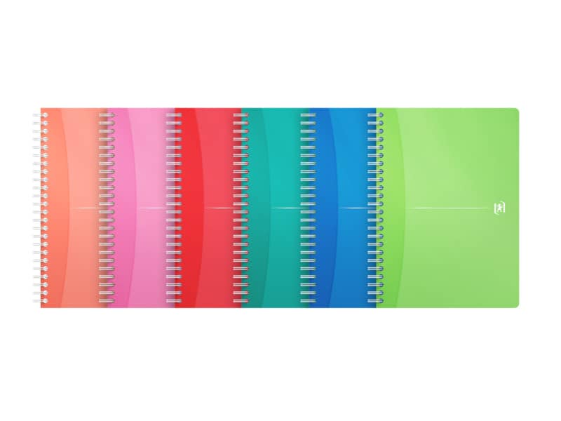 Quaderno spiralato OXFORD Office My Colours A5 assortiti quadretti 5 mm 100102483